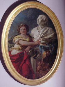 Oikeus harkitsee Ludvig XVI:n rintakuvaa tekijältä Louis Jean François Lagrenée